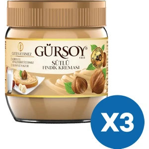 Sütlü Fındık Kreması 400 G (3'lü Paket)