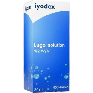 İyodex Lugol İyot Selenyum %2 30 ML 600 Damla Saf Renklendirici İçermez
