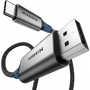 USB C to Displayport Kablo (8K@60Hz, 1080P@360Hz) HDR10 TYPE C to DP 1.4 [Thunderbolt 5/4/3, Dex Mode Uyumlu], iPhone 15/16/17 Pro, MacBook iPad Pro/Air ile Uyumlu 1 Metre