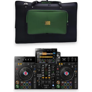 PIONER Xdj Rx3 Setup Için Uyumlu Çanta Soft Case Kılıf. Siyah Haki Yeşil.