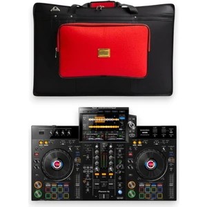 PIONER Xdj Rx3 Setup Için Uyumlu Çanta Soft Case Kılıf. Siyah Kırmızı.