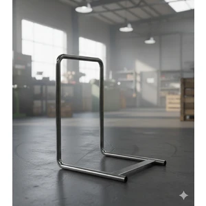 Modüler Koltuk Için Metal Sırt Destek Ayağı, Krom Renk – 4’lü Set (50 x 37 x 37 Cm)