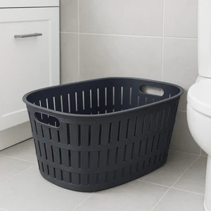 Çamaşır Sepeti 30 Lt Gri