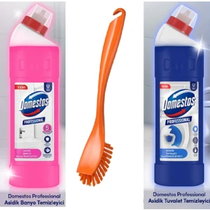 Banyo Temizleyici ,tuvalet Temizleyici 750 ml (Derzlere Zararsız) ve Fırça