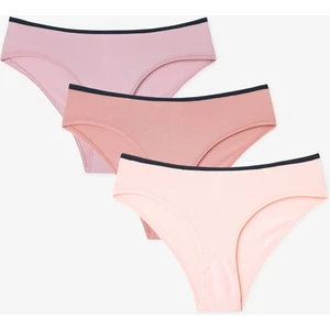 Çok Renkli Earth Tones 3lü Slip Külot