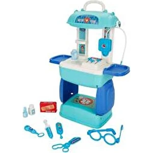 Rising Toys Parstek Çantalı Portatif Doktor Seti 5 - 7 Yaş İçin Taşınabilir Oyun Seti