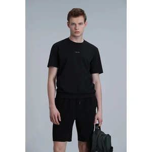 Antony Modern Grafik T- Shirt Siyah