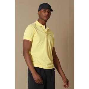 Laon Spor Polo Yaka Erkek Tişört Siyah