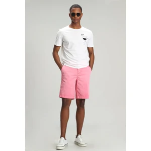 Zegler Spor Erkek Chino Şort Slim Fit Mavi