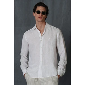 Pitaya Erkek Keten Gömlek Comfort Fit