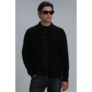 Solıd Erkek Hırka Siyah