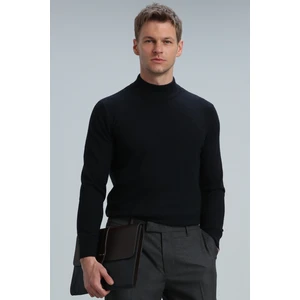 Port Yarım Balıkçı Erkek Kazak Siyah