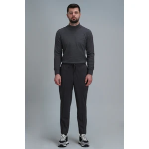 Lumer Spor Erkek Chino Pantolon Slim Fit Siyah