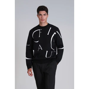 Frank Erkek Sweatshirt Siyah