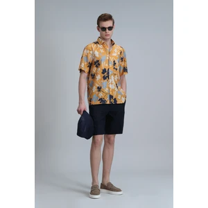 Peler Spor Erkek Chino Şort Slim Fit Siyah