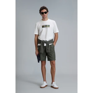 Peler Spor Erkek Chino Şort Slim Fit Siyah