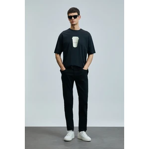 Anton Smart Jean Erkek Pantolon Slim Fit Siyah