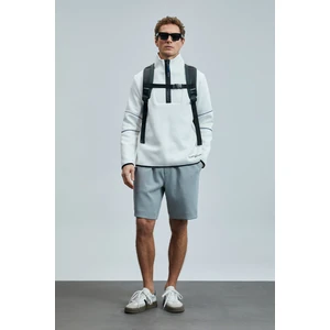 Moon Erkek Şort Eşofman Siyah