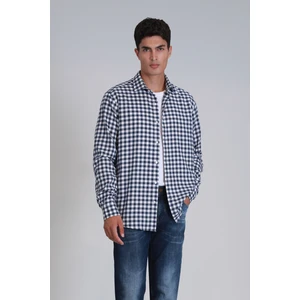 Madrid Erkek Basic Gömlek Slim Fit Lacivert