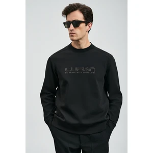 Luther Erkek Sweatshirt Siyah