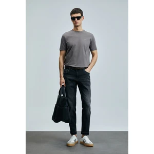 Bran Modern Grafik Tişört Vizon