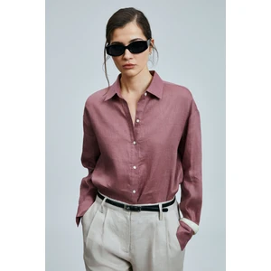 Barrı Kadın Keten Gömlek