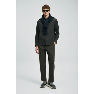 Lord Erkek Basic Gömlek Regular Fit Haki