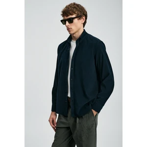 Drew Erkek Basic Gömlek Regular Fit Lacivert