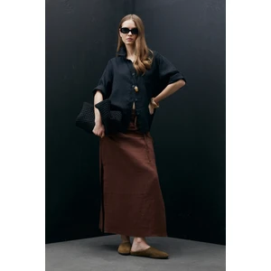 Born Kadın Keten Gömlek