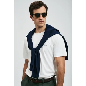 Roland Erkek Basic Tişört Kırık Beyaz