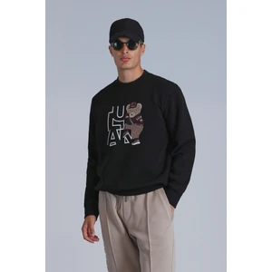 Pıtcher Erkek Sweatshirt Siyah