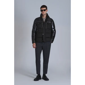 Genıus Kaz Tüyü Erkek Mont Siyah