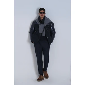 Genıus Kaz Tüyü Erkek Mont Siyah