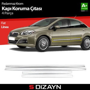 Fiat Linea Kapı Koruma Çıtası Krom 2007-2018