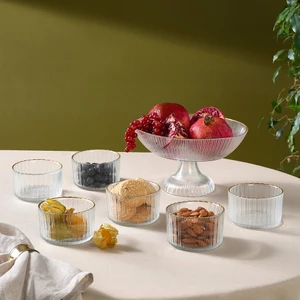 Andre 7 Parça Cam İkram Sunum Servis Seti