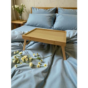 Bambu Kahvaltı & Laptop & Yatak Sehpası – 40×30 cm – Katlanır Ayaklı Tepsi – Doğal Bambu Servis / Keyif Tepsisi