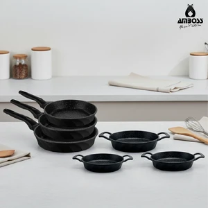 Onix 6 Parça Odin Döküm Tava ve Sahan Seti