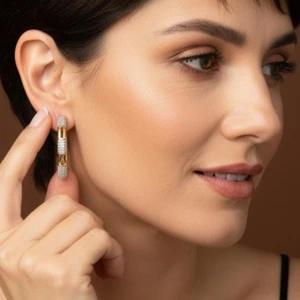 Theory Jewelry Glamour Halka Küpe