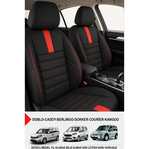 Gm Design Oniks Serisi Tay Tüyü Üniversal Ticari Oto Koltuk Kılıfı(Doblo-Caddy-Berlingo-Dokker-Courier-Kangoo)