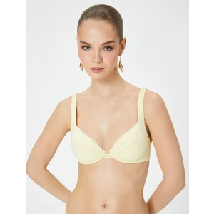 Bikini Üstü Dantel Şeritli Balenli