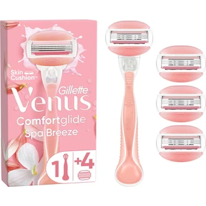 Gillette Venus Comfortglide Spa Breeze Kadın Tıraş Makinesi + 4 Adet Yedek Tıraş Bıçağı