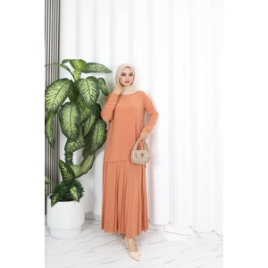 Eteği Piliseli Sade Tunik Takım