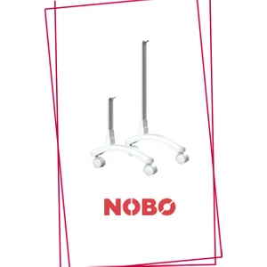 NOBO FS40 Tekerlekli Ayak | Panel Isıtıcı Uyumlu, Hızlı Montaj, Seyyar Kullanım Aparatı (40 cm)