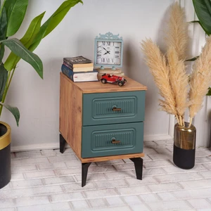 Slope 2 Çekmeceli Mdf Komodin