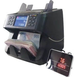 S2 Profesyonel Dokunmatik Ekran 13 Ülke Karışık Sayım Sahte Tespit Para Sayma Makinesi Huntertekno Garantitili
