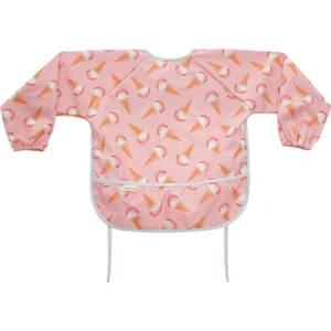 Uzun Kollu Sıvı Geçirmez Bebek Önlüğü 6-24 Ay | Mama ve Aktivite Önlüğü-Icecream