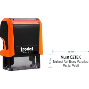 4911 Kişiye Özel İsim, Makam Ve Ünvan Kaşesi