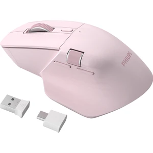 SPK7858 Bluetooth 5.0 4000DPI Şarjlı Sessiz Hızlı Kaydırma Kablosuz Mouse Pembe