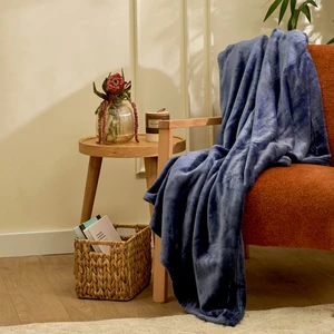 Bella Maison Shelly Wellsoft Tv Battaniyesi Lacivert (140X190 Cm)