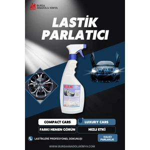 Bak Kimya Lastik Parlatıcı (pro) 1 Lt – Derin Siyah & Uzun Süre Kalıcı Parlaklık